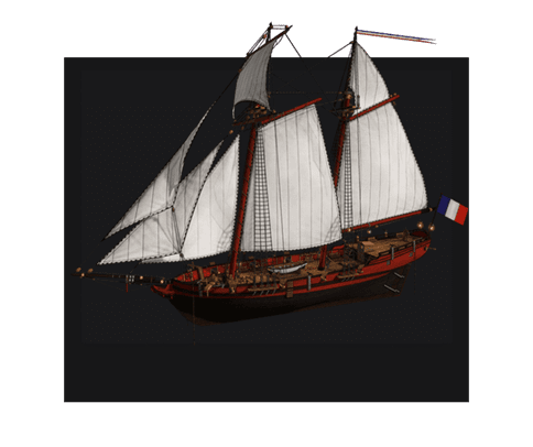 8-Gun Schooner